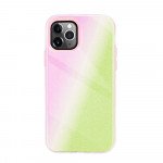 Wholesale Dual Layer High Impact Protective Hybrid Hard Design Case for iPhone 12 Mini 5.4 (Pink Green)